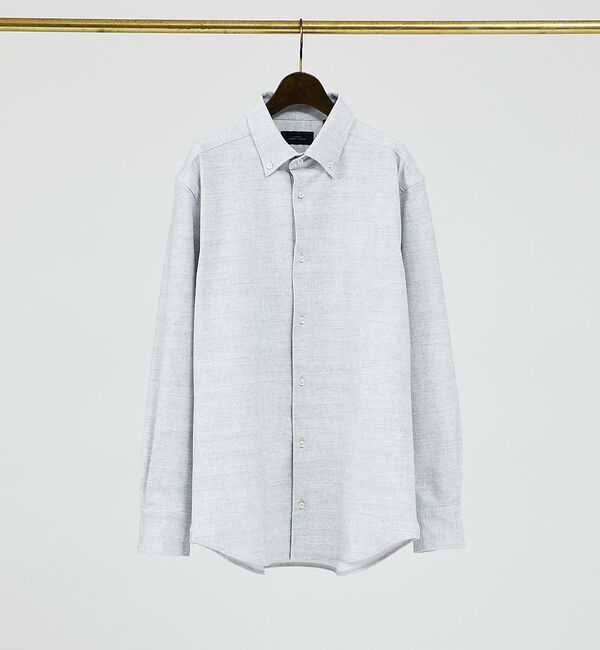 ABAHOUSE「【FLEX SHIRTS / Dry Moment使用】デニム シャンブレーシャ」|シャツ・ブラウス|