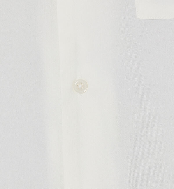 ABAHOUSE「【変形襟】トロミシャンブレー カラーレス 半袖シャツ / バンドカラー」|シャツ・ブラウス|
