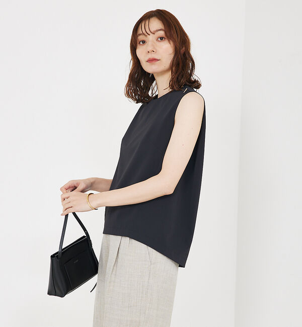 qualite「コクーンノースリーブ」|キャミソール|