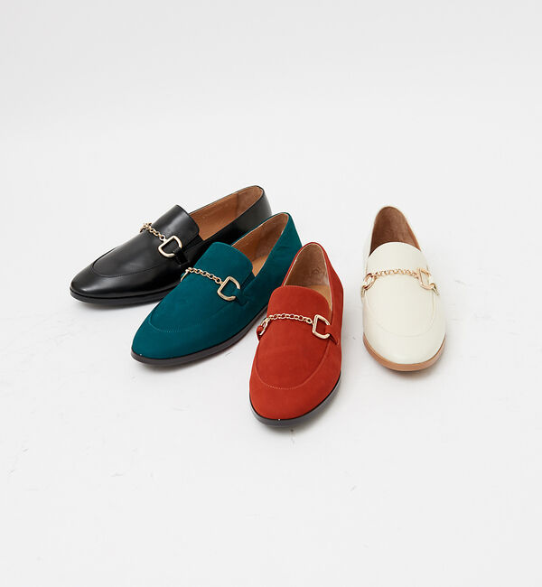 AU BANNISTER「【スノーソール】ビットスリッポン」|ローファー|