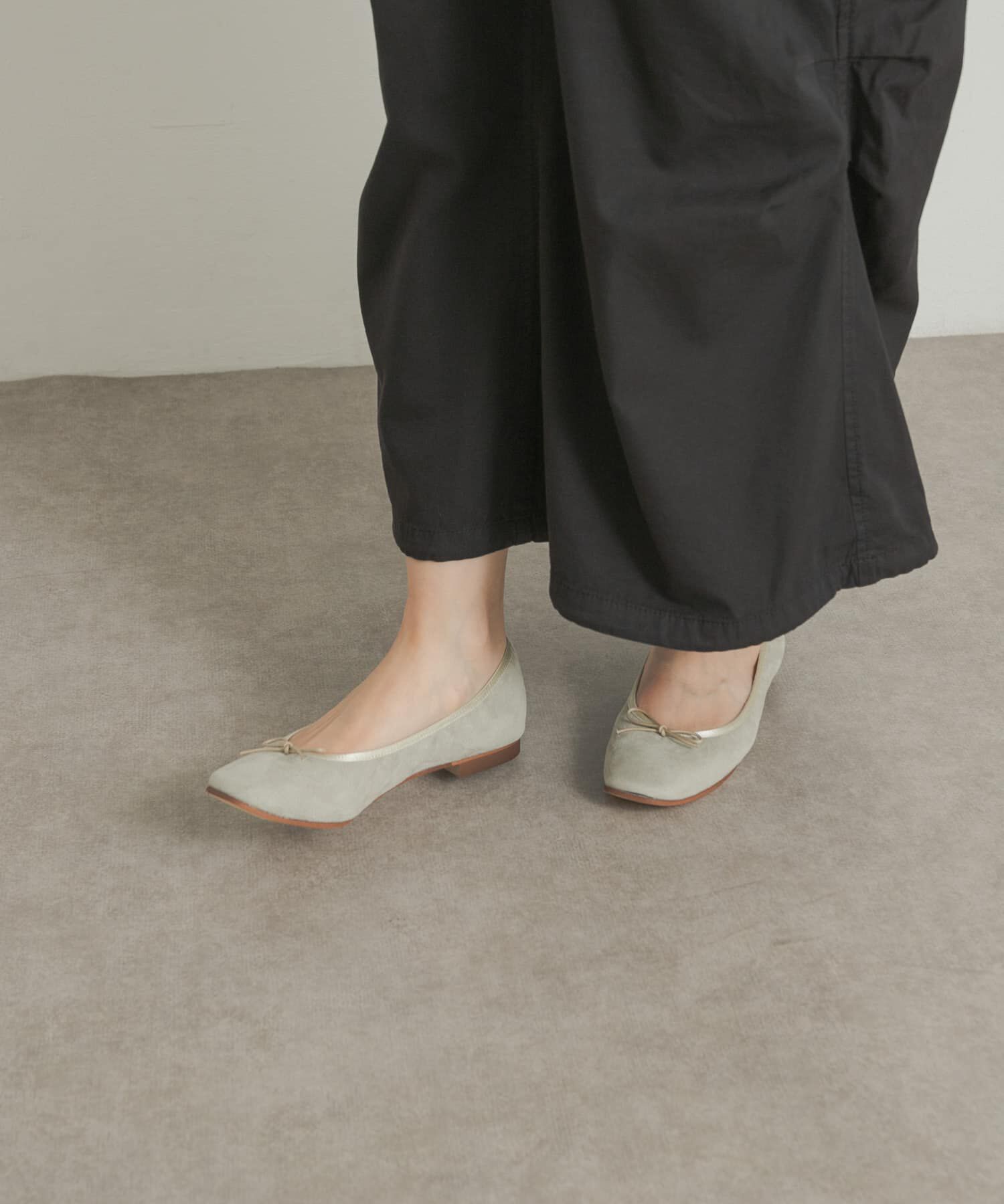 URBAN RESEARCH DOORS「やわらかスエードバレエシューズ」|バレエシューズ|ブラウン系その他