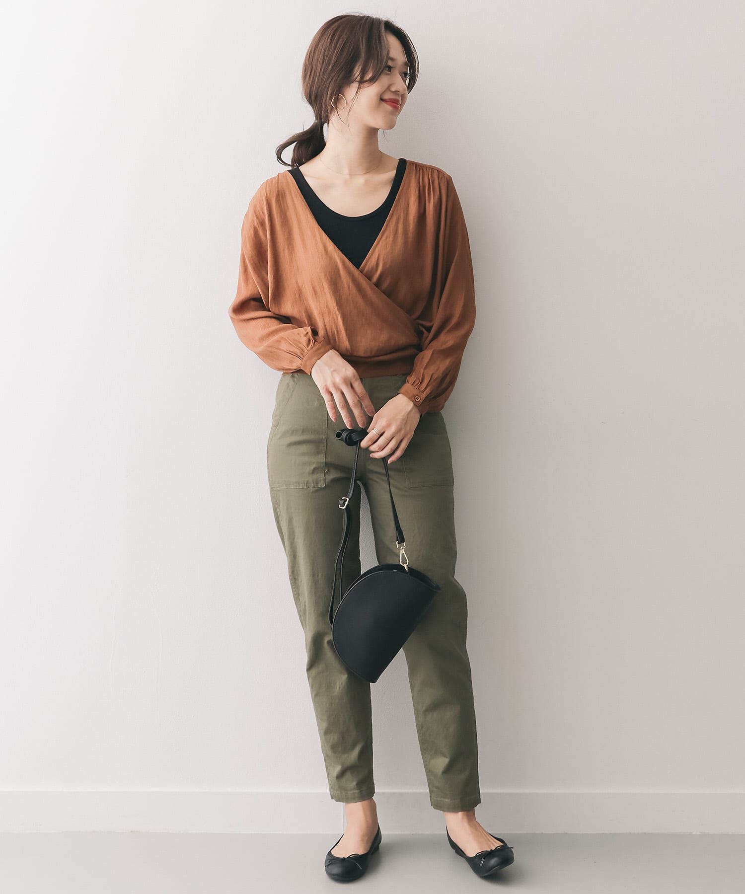 URBAN RESEARCH DOORS「カシュクールブラウス&there4;」|シャツ・ブラウス|