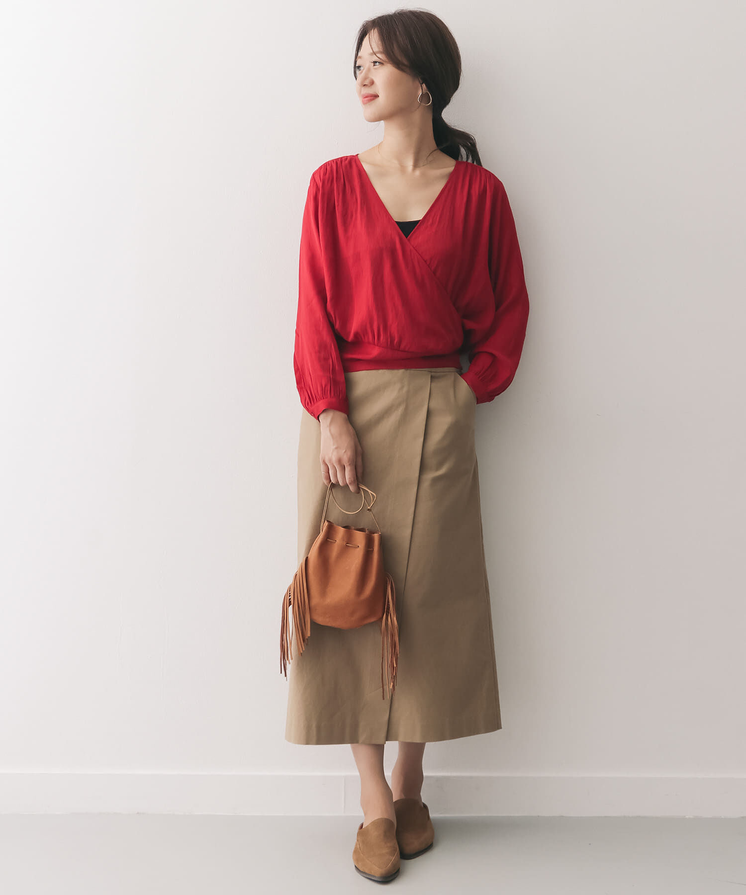 URBAN RESEARCH DOORS「カシュクールブラウス&there4;」|シャツ・ブラウス|