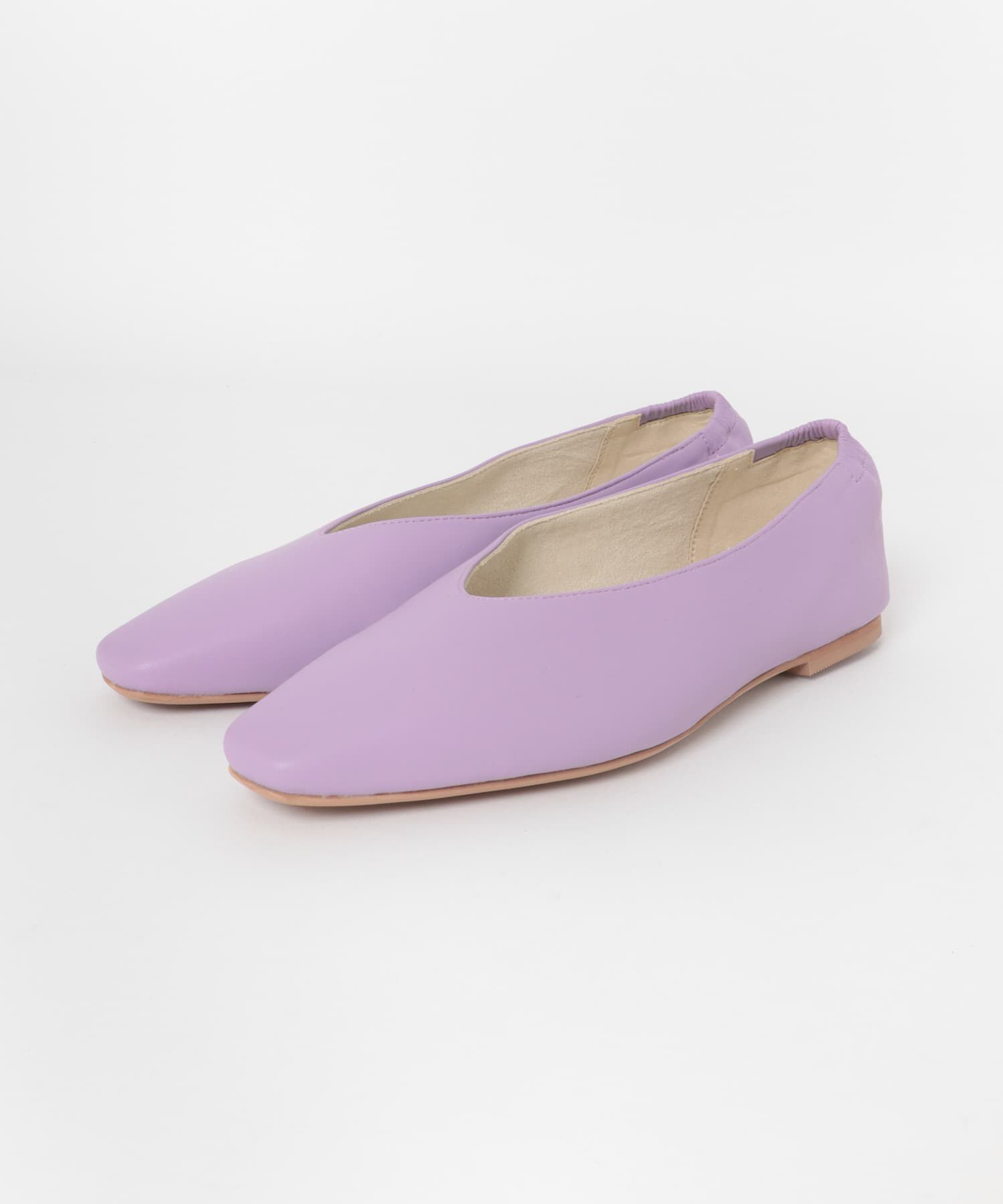 RODE SKO「やわらかVカットフラットシューズ」|バレエシューズ|