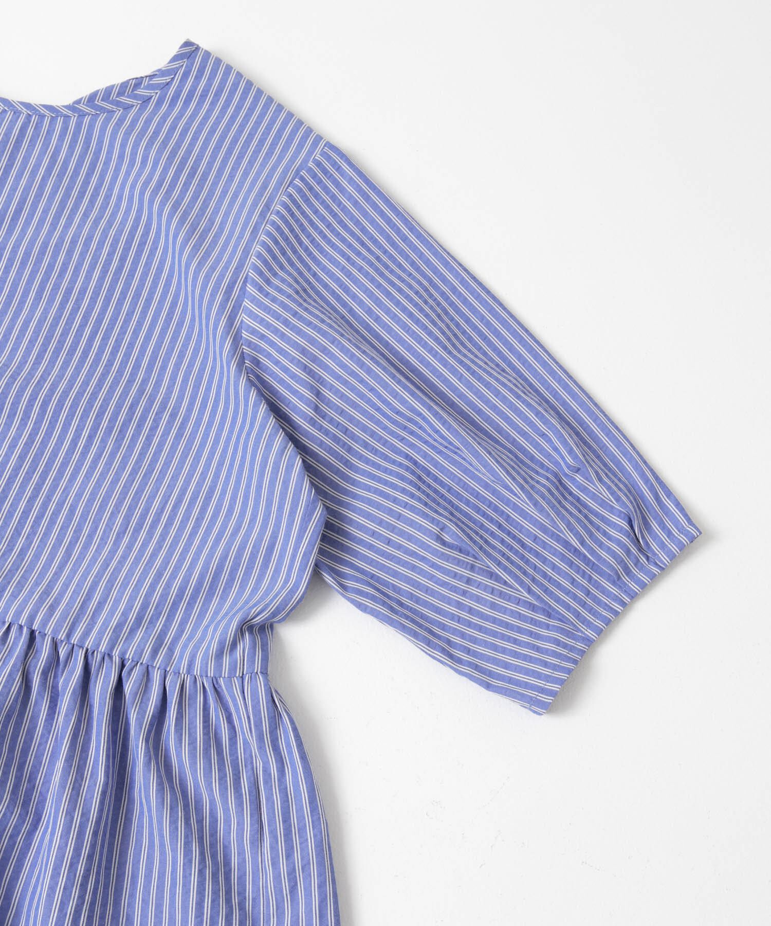 Sonny Label 「ストライプサッカーブラウス」|シャツ・ブラウス|