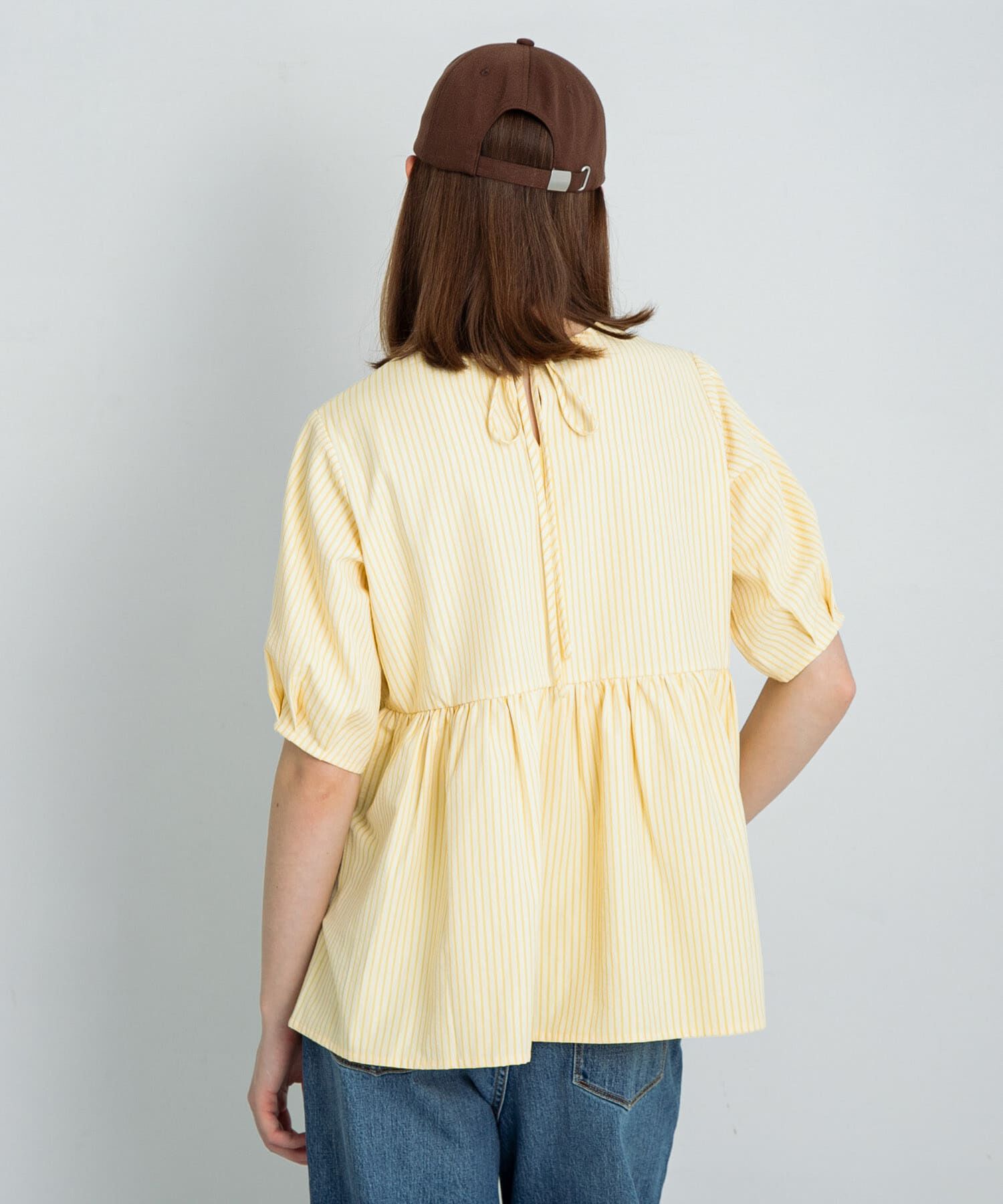 Sonny Label 「ストライプサッカーブラウス」|シャツ・ブラウス|