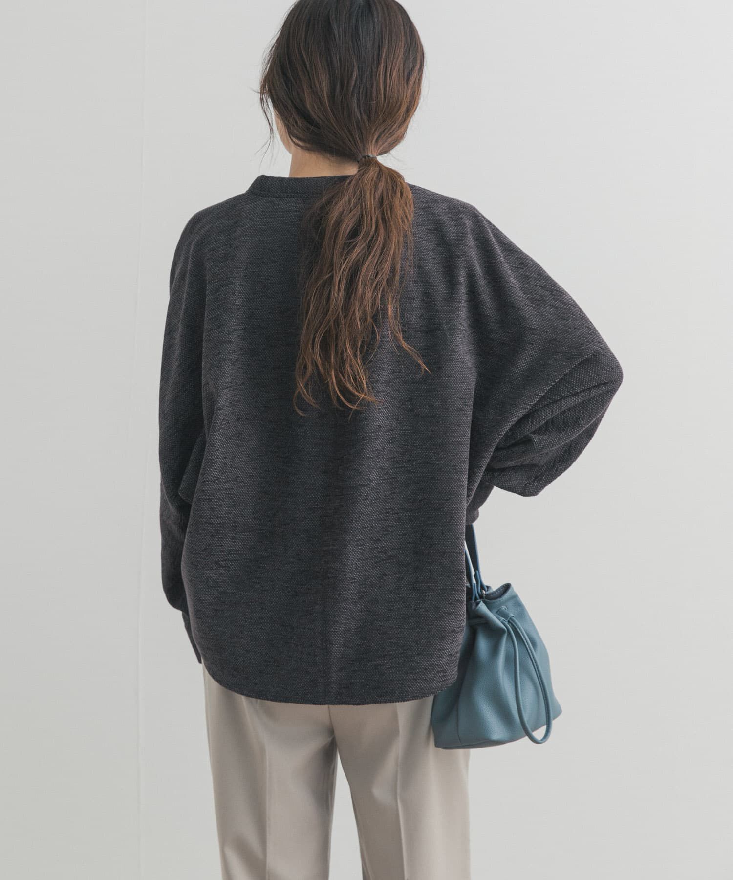 URBAN RESEARCH DOORS「ドルマンバンドカラーシャツ」|シャツ・ブラウス|