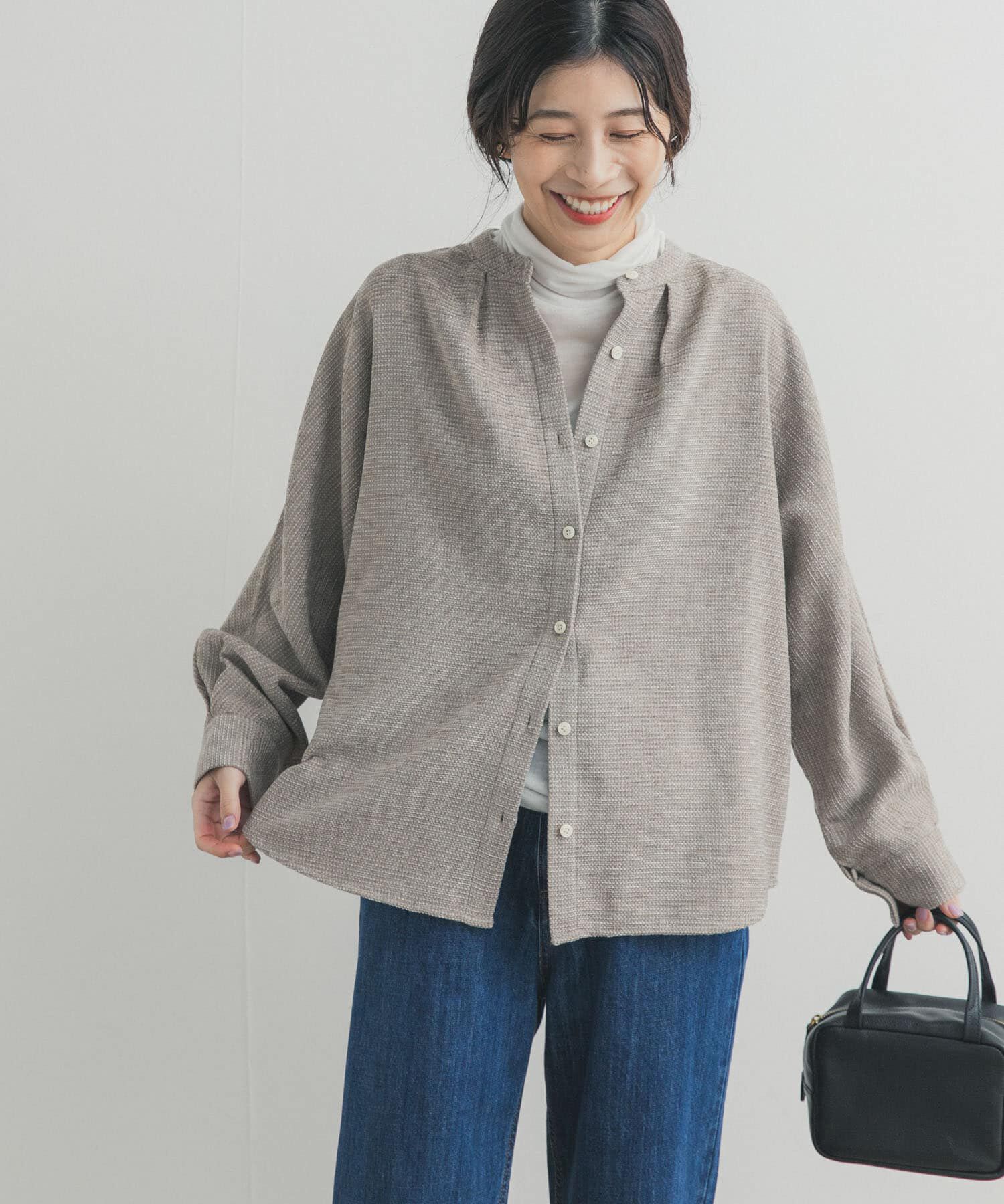 URBAN RESEARCH DOORS「ドルマンバンドカラーシャツ」|シャツ・ブラウス|