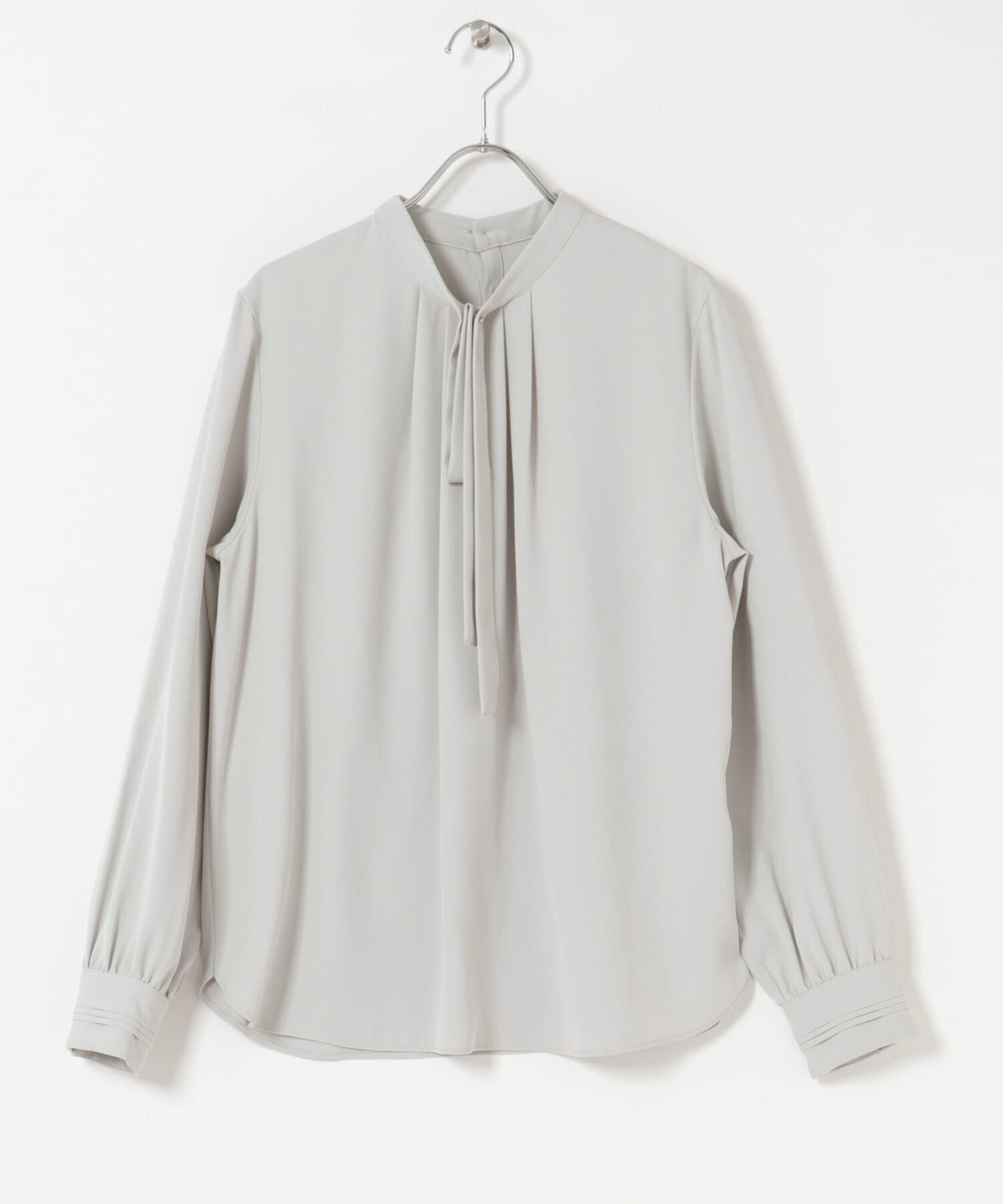 URBAN RESEARCH DOORS「リボンポイントタックブラウス」|シャツ・ブラウス|