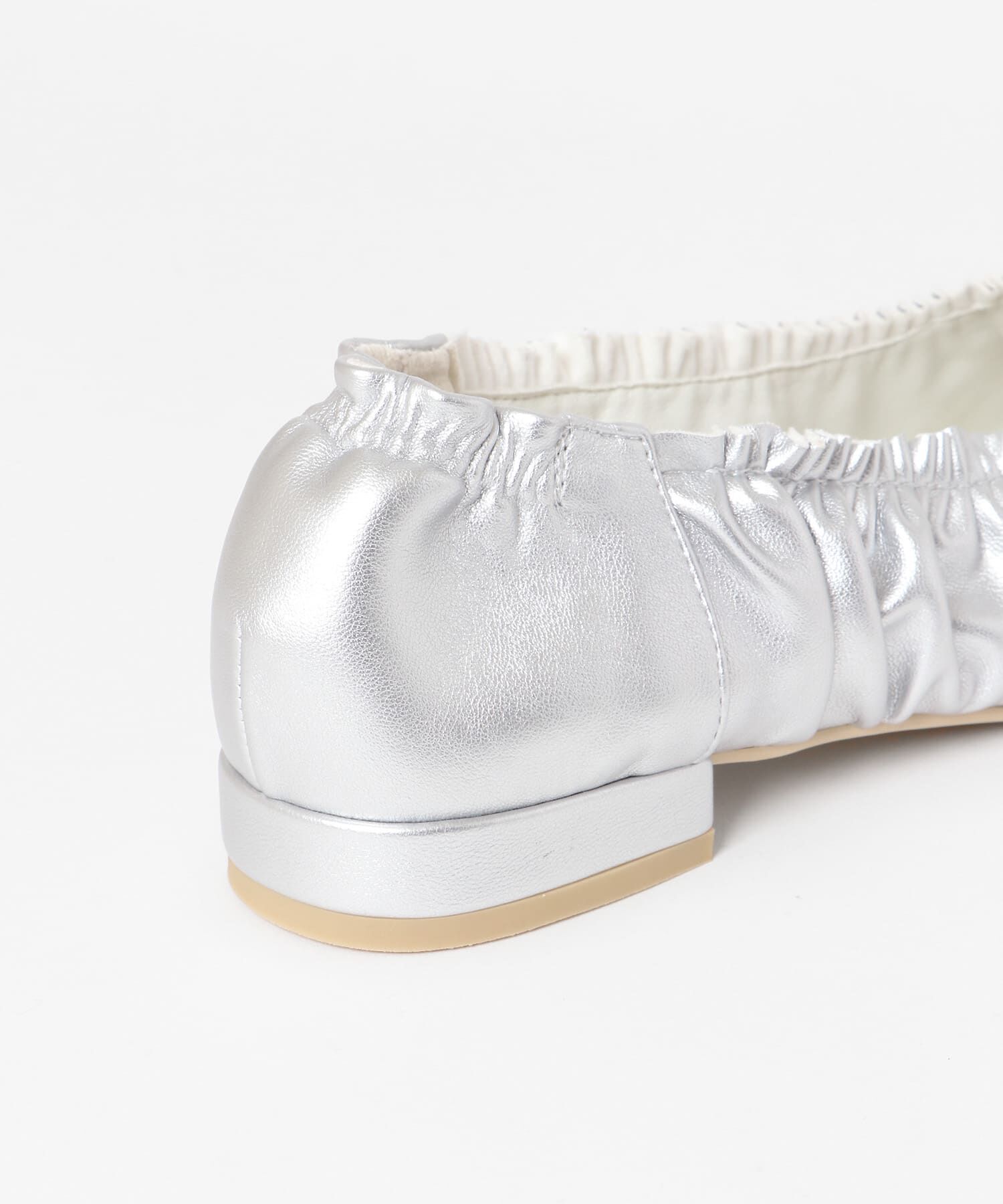 SENSE OF PLACE by URBAN RESEARCH「ギャザーフラットシューズ」|バレエシューズ|