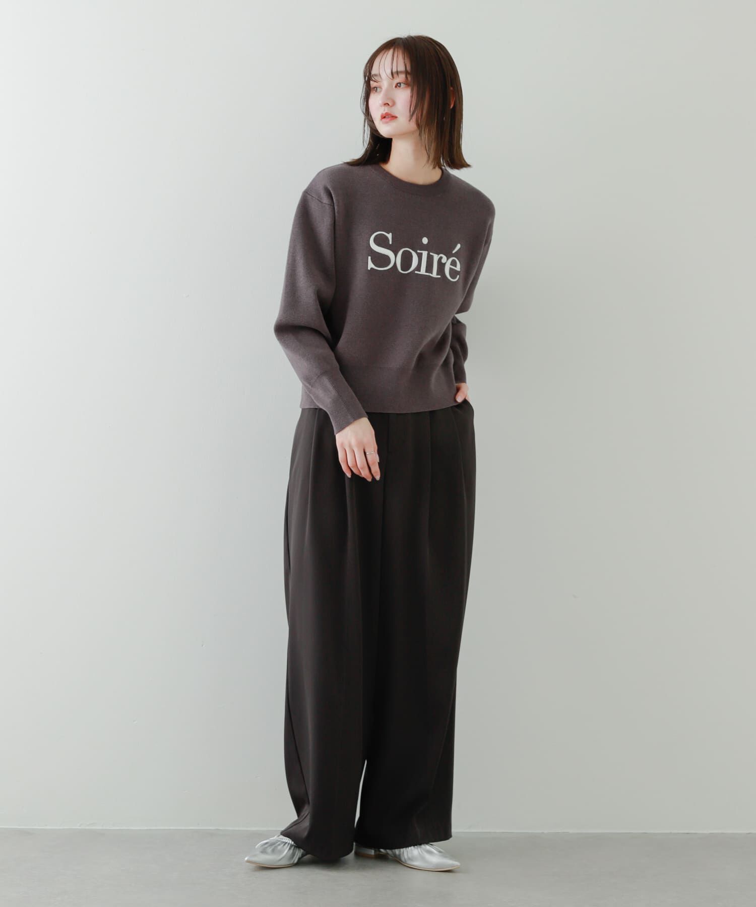 SENSE OF PLACE by URBAN RESEARCH「ギャザーフラットシューズ」|バレエシューズ|