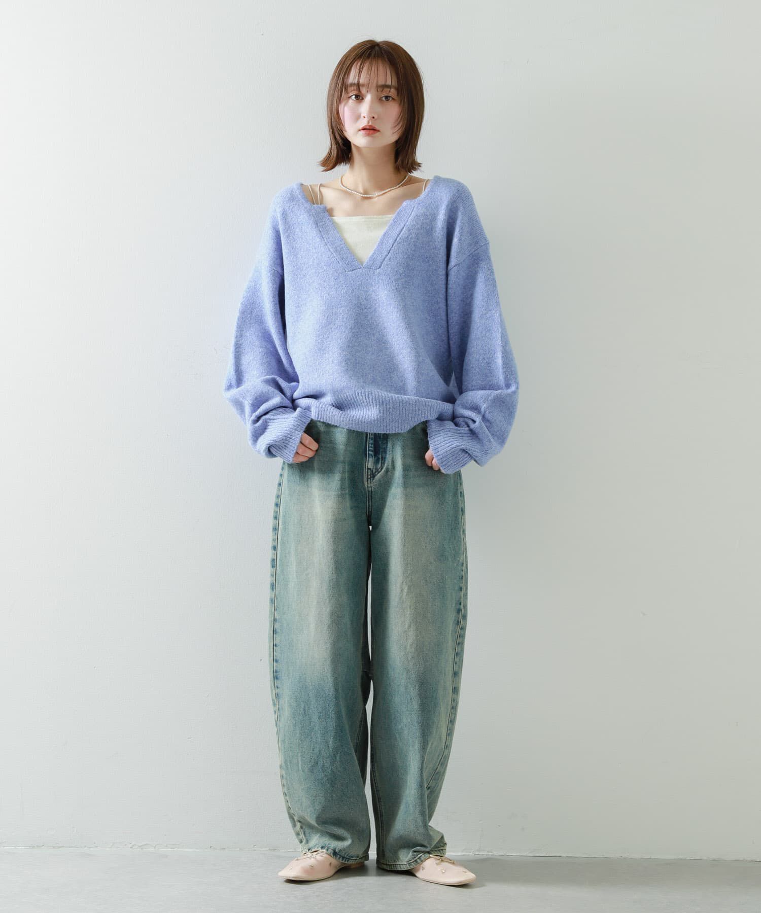 SENSE OF PLACE by URBAN RESEARCH「ハートチュールフラットシューズ」|バレエシューズ|