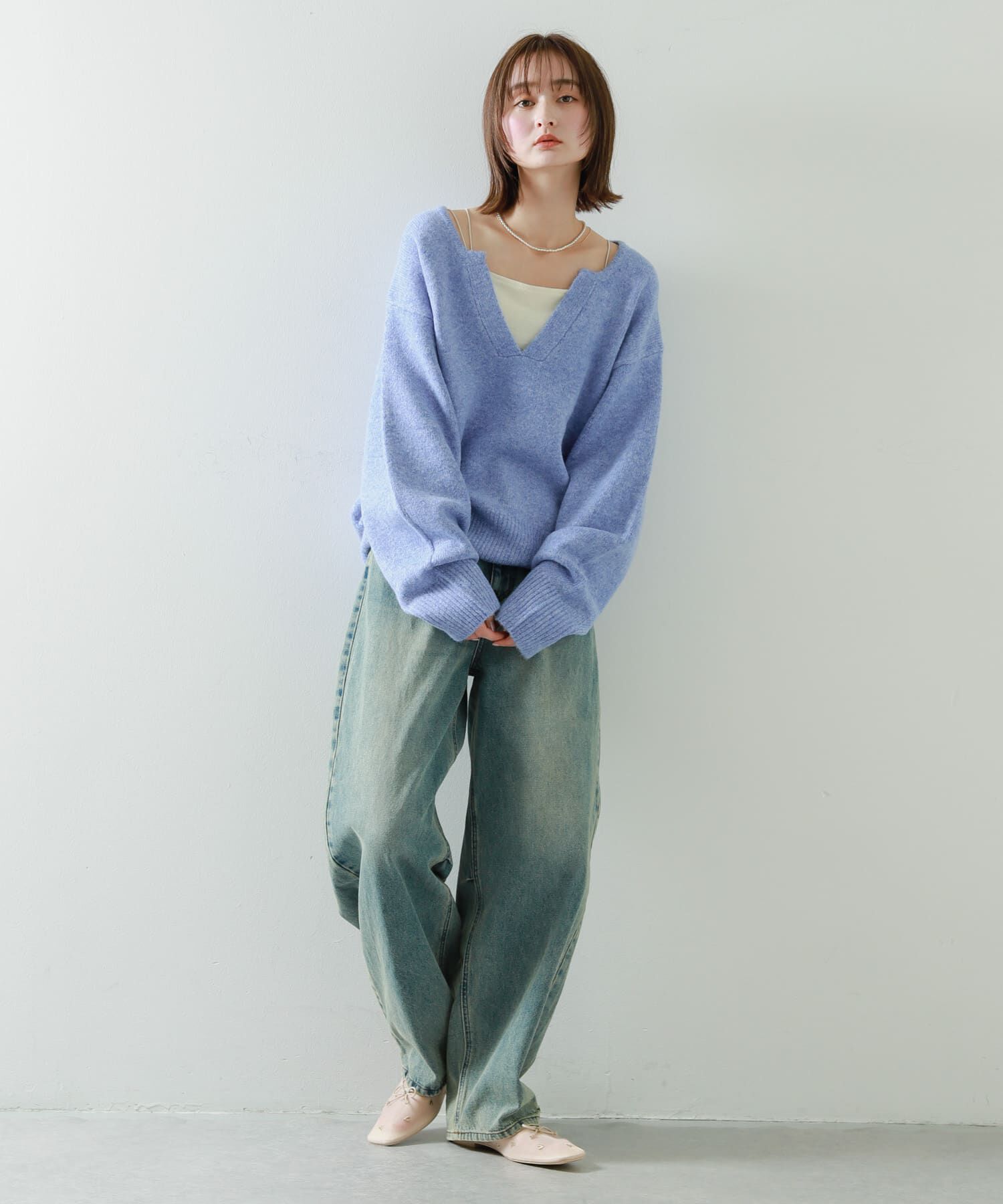 SENSE OF PLACE by URBAN RESEARCH「ハートチュールフラットシューズ」|バレエシューズ|