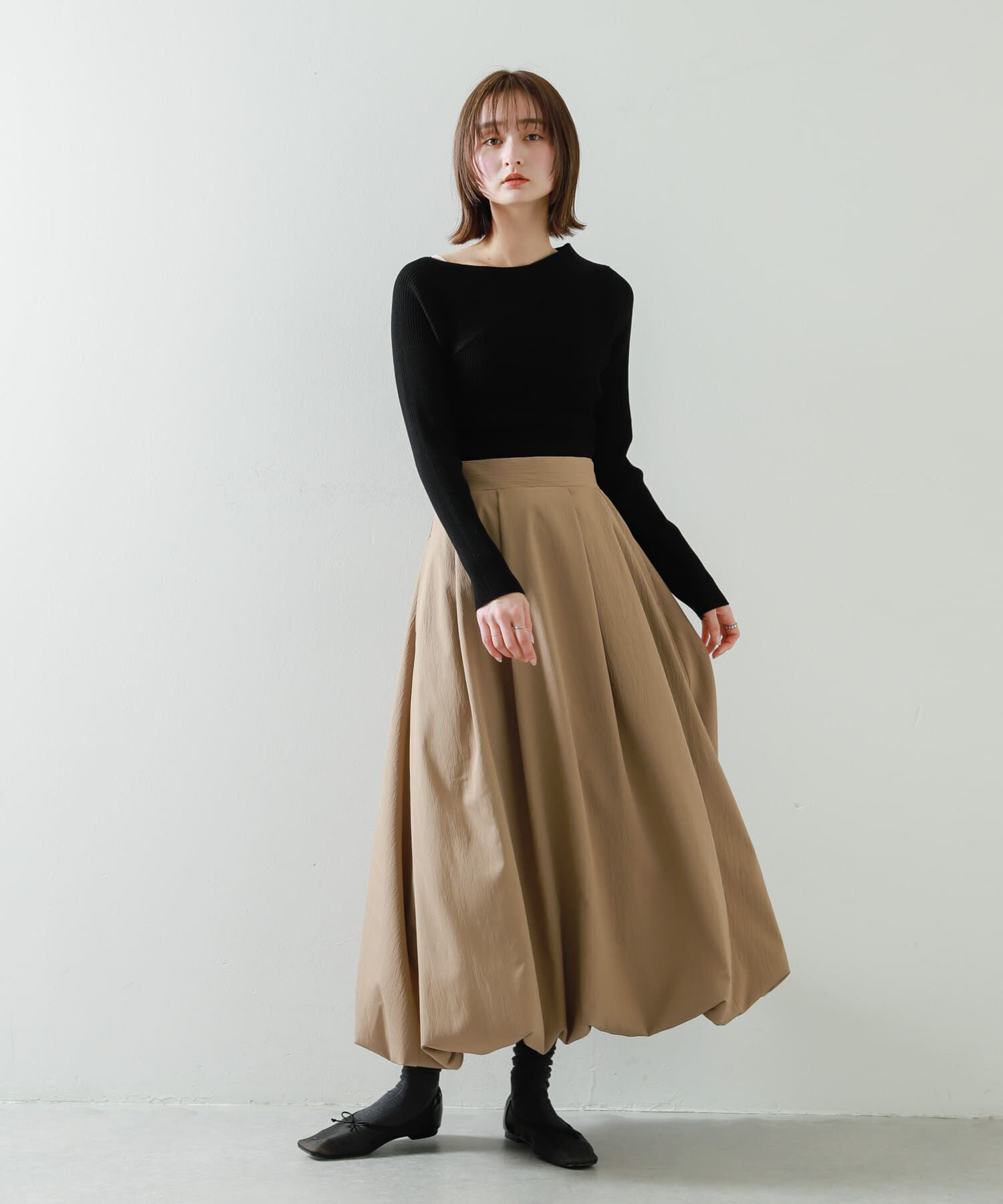 SENSE OF PLACE by URBAN RESEARCH「ハートチュールフラットシューズ」|バレエシューズ|