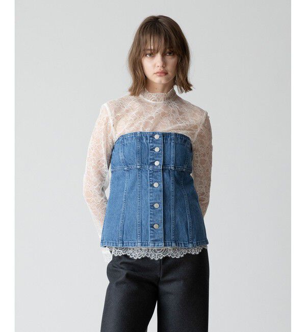 allureville「デニムビスチェ」|ベスト・ジレ|