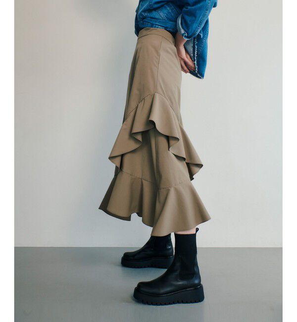 allureville「ラッフルズマーメイドスカート」|スカート|