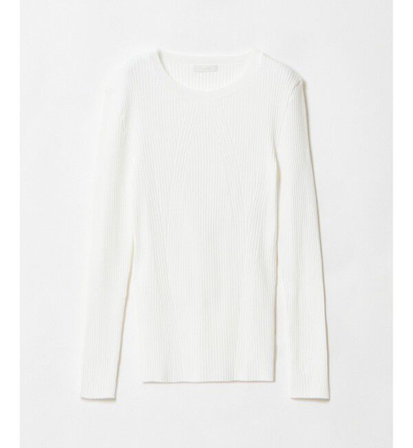 allureville「リブキリカエデザインプルオーバー」|ニット・セーター|