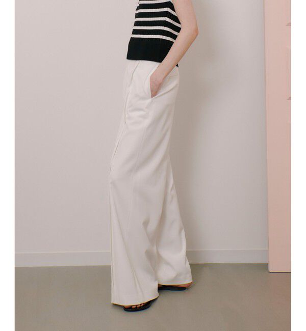 LOULOU WILLOUGHBY「【LOULOU WILLOUGHBY】タックステッチワイドパンツ」|その他|