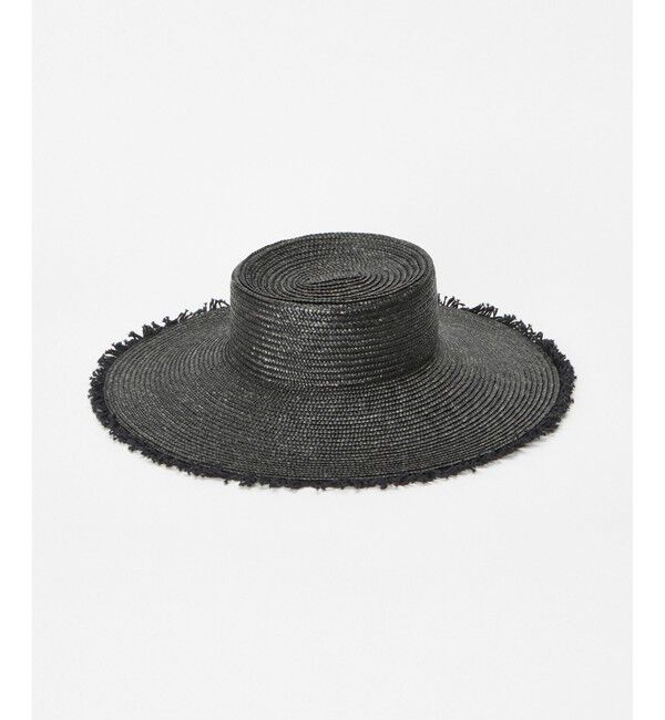LOULOU WILLOUGHBY「【LOULOU WILLOUGHBY】フリンジブリムストローハット」|ハット|