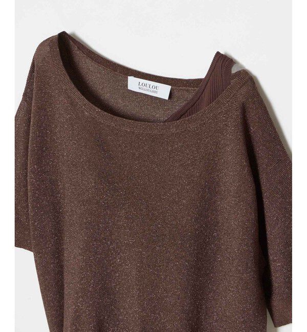 LOULOU WILLOUGHBY「【LOULOU WILLOUGHBY】ワンショルダーアンサンブル」|ニット・セーター|