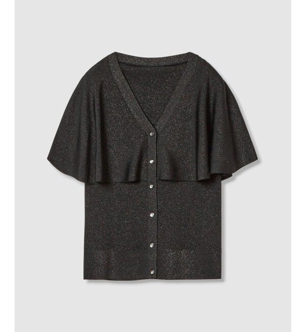 LOULOU WILLOUGHBY「【LOULOU WILLOUGHBY】メタリックヤーンケーププルオーバー」|ニット・セーター|