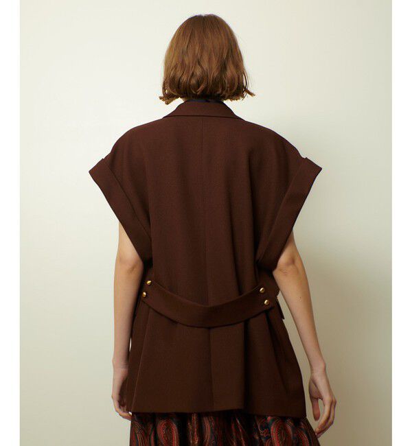 allureville「ウールライクポリツイルジレジャケット」|テーラードジャケット|