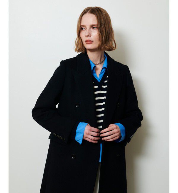 allureville「カシミヤ混ロングチェスターコート」|チェスターコート|