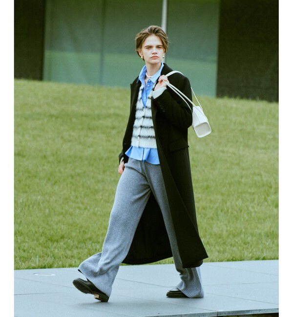 allureville「カシミヤ混ロングチェスターコート」|チェスターコート|