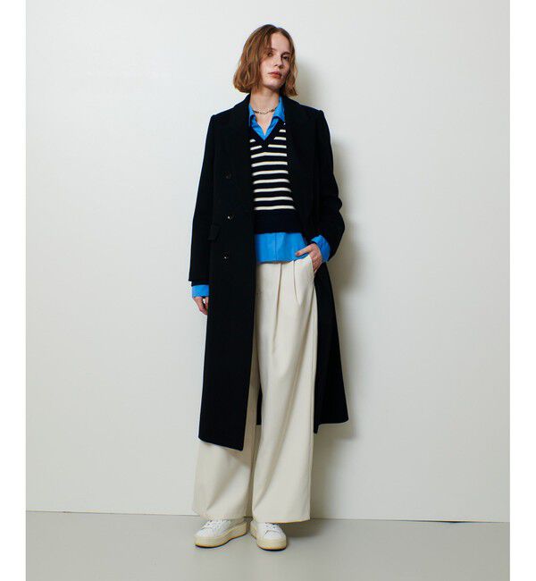 allureville「カシミヤ混ロングチェスターコート」|チェスターコート|