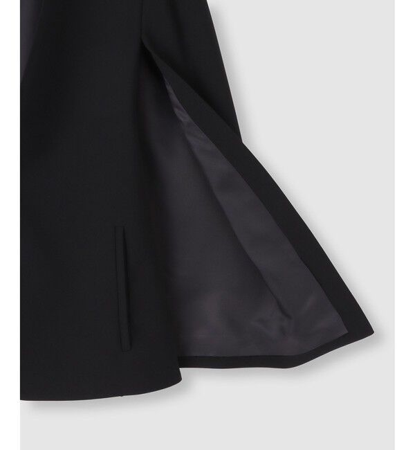 LOULOU WILLOUGHBY「◇【LOULOU WILLOUGHBY】リトルブラックケープジャケット」|ノーカラージャケット|