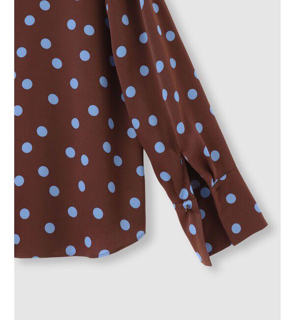 allureville「コインドットナロータイブラウス」|シャツ・ブラウス|