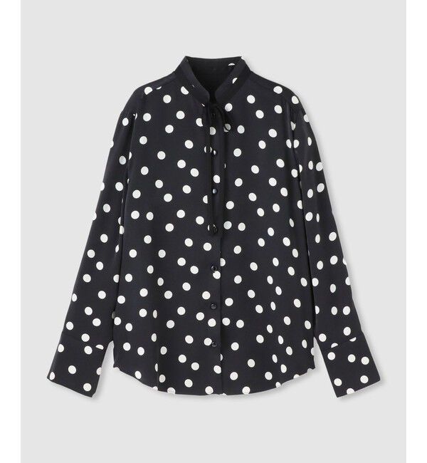 allureville「コインドットナロータイブラウス」|シャツ・ブラウス|