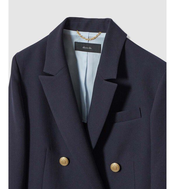 allureville「マットクロスダブルジャケット」|テーラードジャケット|