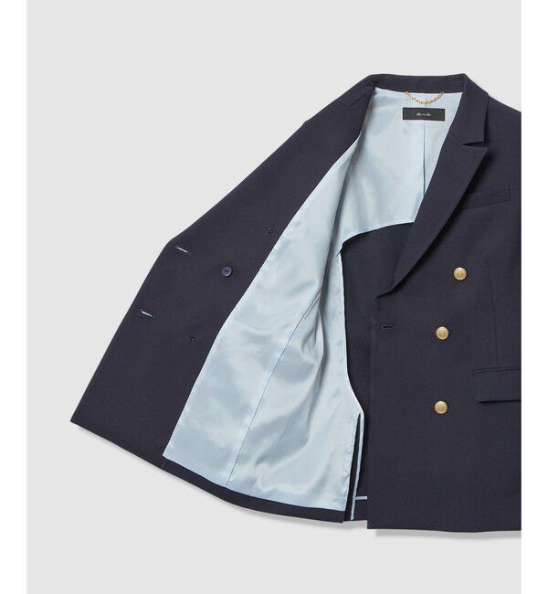 allureville「マットクロスダブルジャケット」|テーラードジャケット|