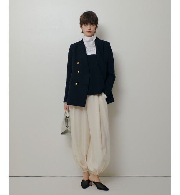 allureville「マットクロスダブルジャケット」|テーラードジャケット|