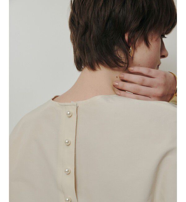 allureville「バックパールブラウス」|シャツ・ブラウス|