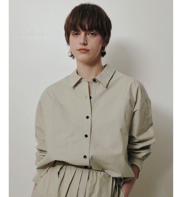 allureville「タイプライターロングシャツ」|シャツ・ブラウス|