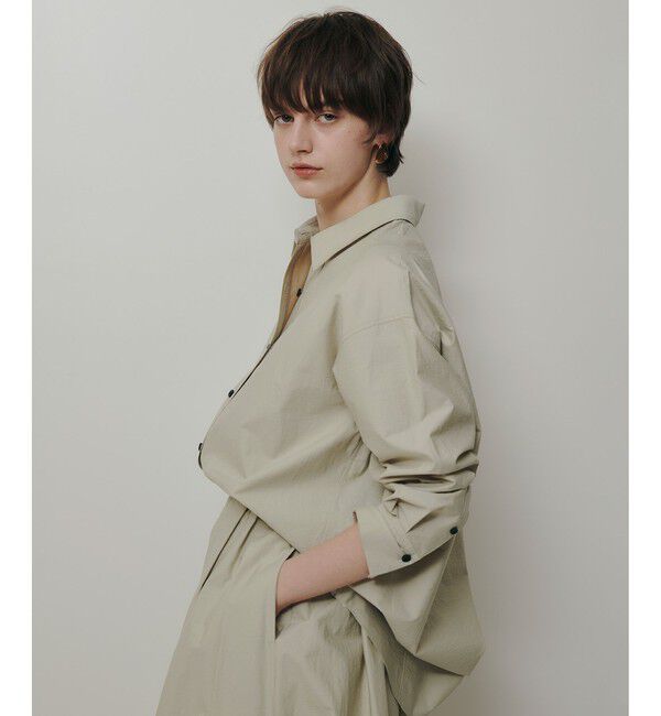 allureville「タイプライターロングシャツ」|シャツ・ブラウス|