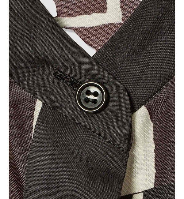 allureville「パッチワークプリントボウブラウス」|シャツ・ブラウス|