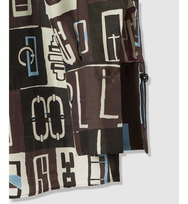 allureville「パッチワークプリントボウブラウス」|シャツ・ブラウス|