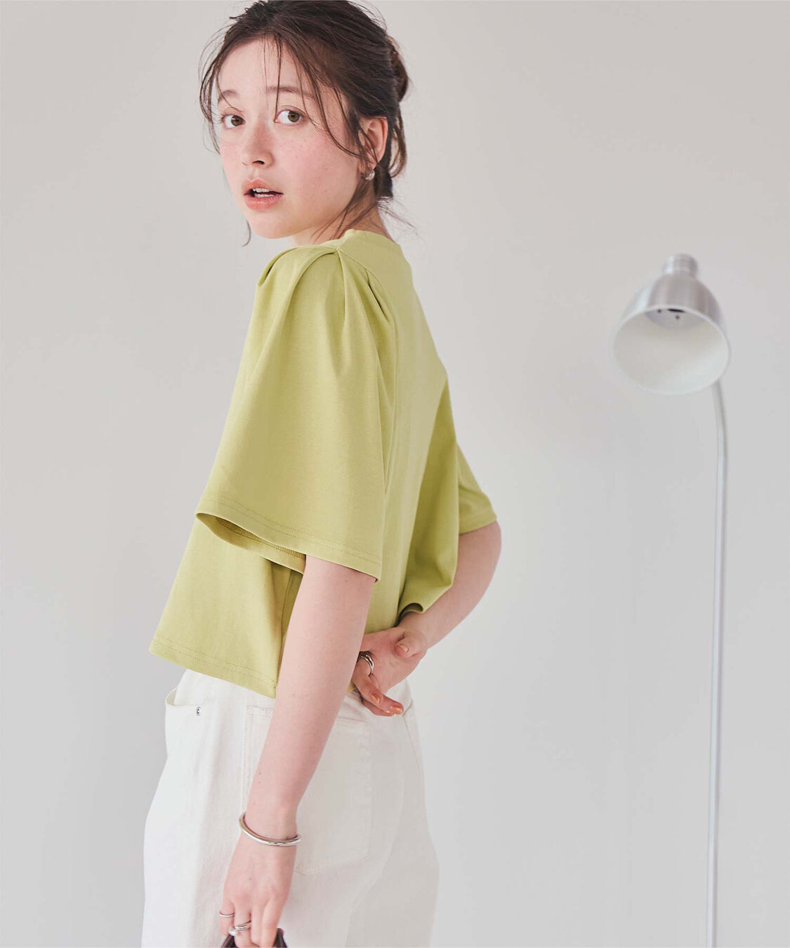 titivate「クルーネックタックスリーブトップス」|Tシャツ・カットソー|