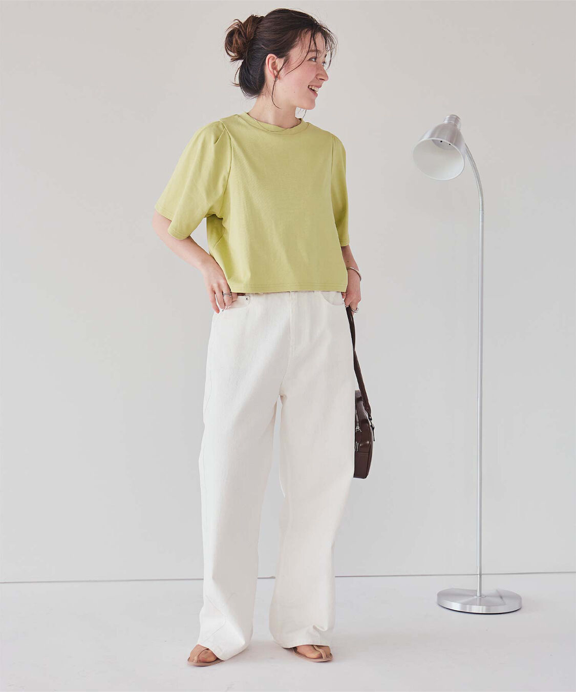 titivate「クルーネックタックスリーブトップス」|Tシャツ・カットソー|