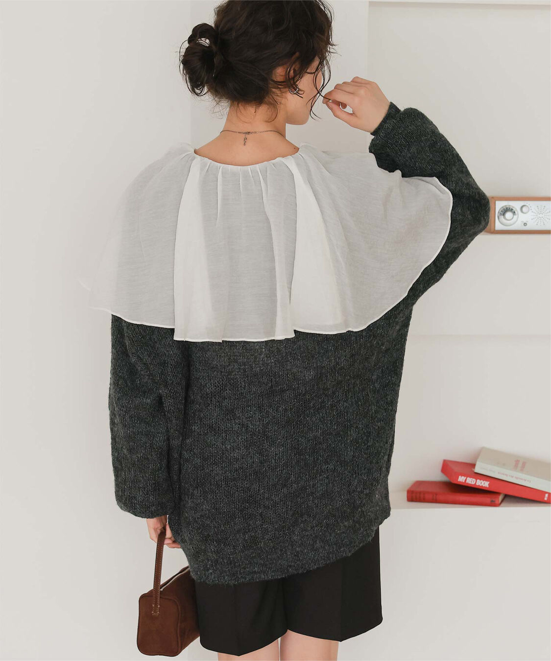 titivate「モヘアライクシアーニットカーディガン」|カーディガン|