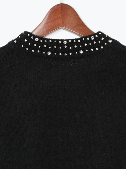 Te chichi「スパークルビジューニットプルオーバー」|ニット・セーター|