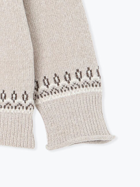 Samansa Mos2 blue「求心ラメモールニットプルオーバー」|ニット・セーター|