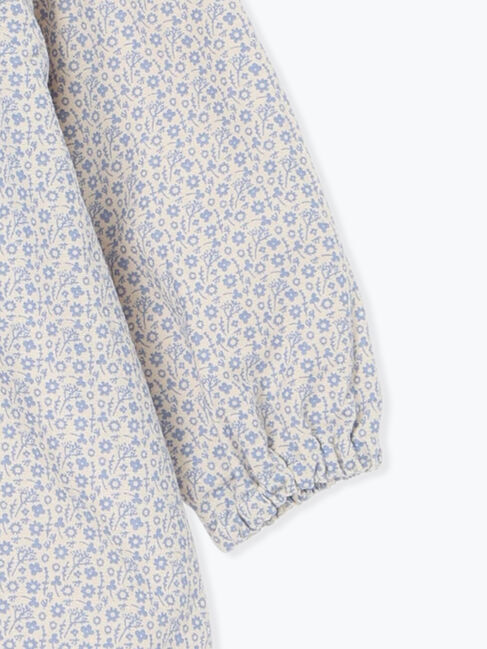 Samansa Mos2 Lagom「配色パイピング花柄ワンピース」|ワンピース|