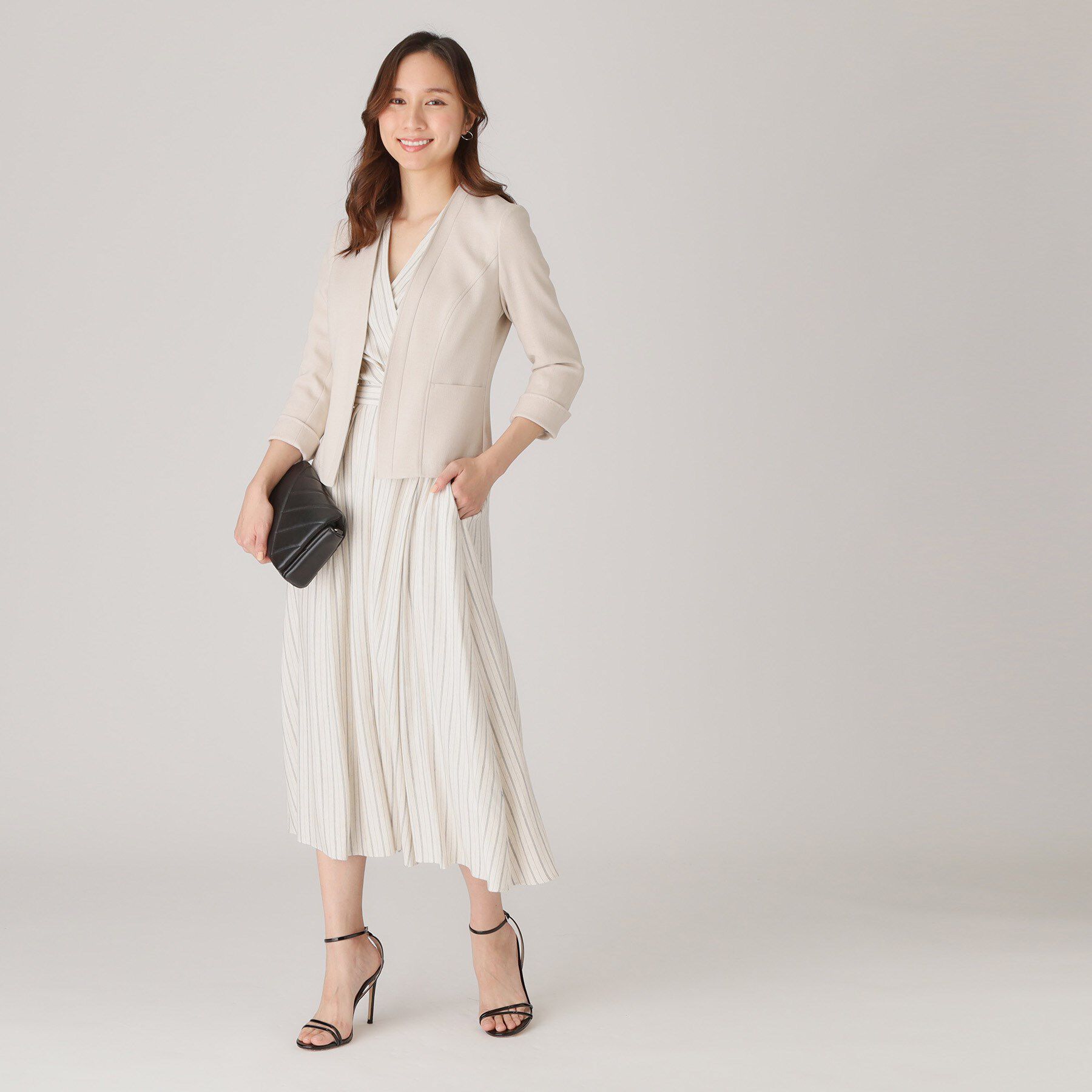 COUP DE CHANCE「【手洗い可／日本製】ノーカラージャケット」|ノーカラージャケット|