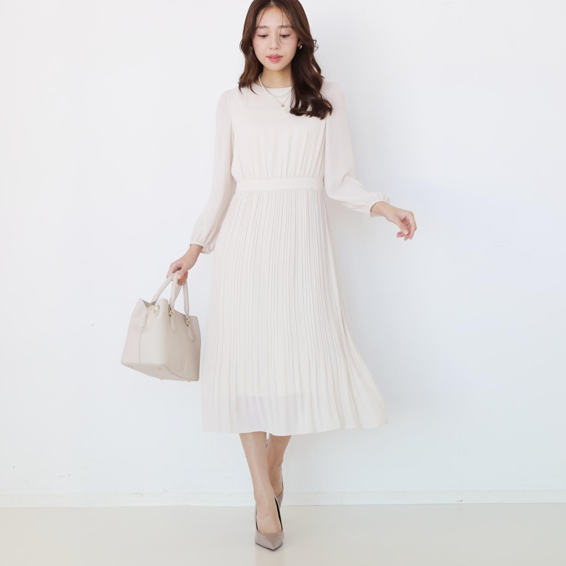 COUP DE CHANCE「【洗える/セレモニー】プリーツワンピース」|ワンピース|