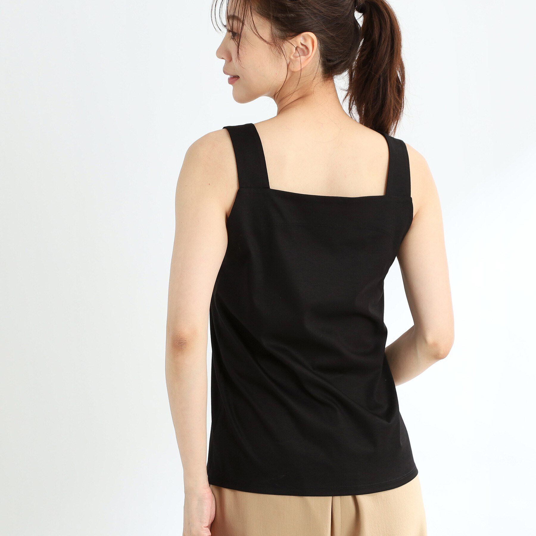 Reflect「【洗える】ベーシックカラータンクトップ」|キャミソール|