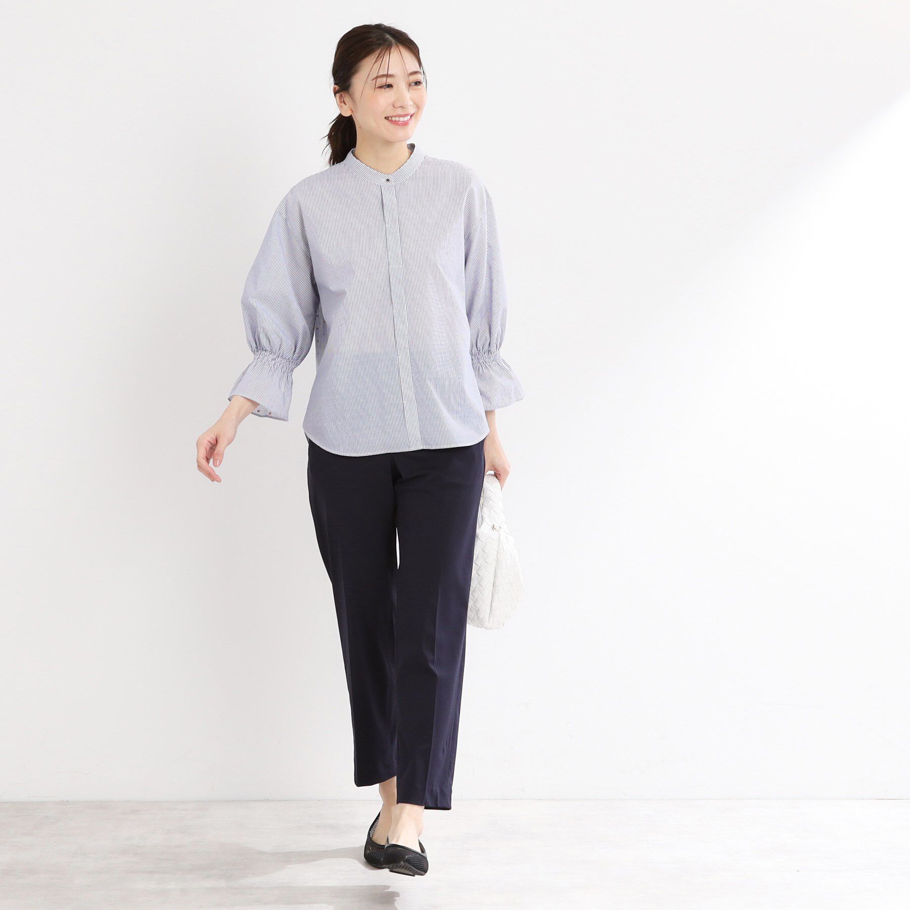 Reflect「【洗える】キャンディースリーブブラウス」|シャツ・ブラウス|